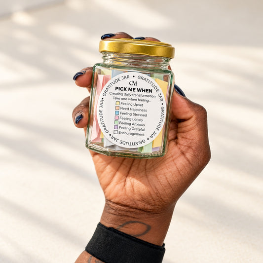 Gratitude Jar 70 Prompts - Transform your mindset and uplift your mood