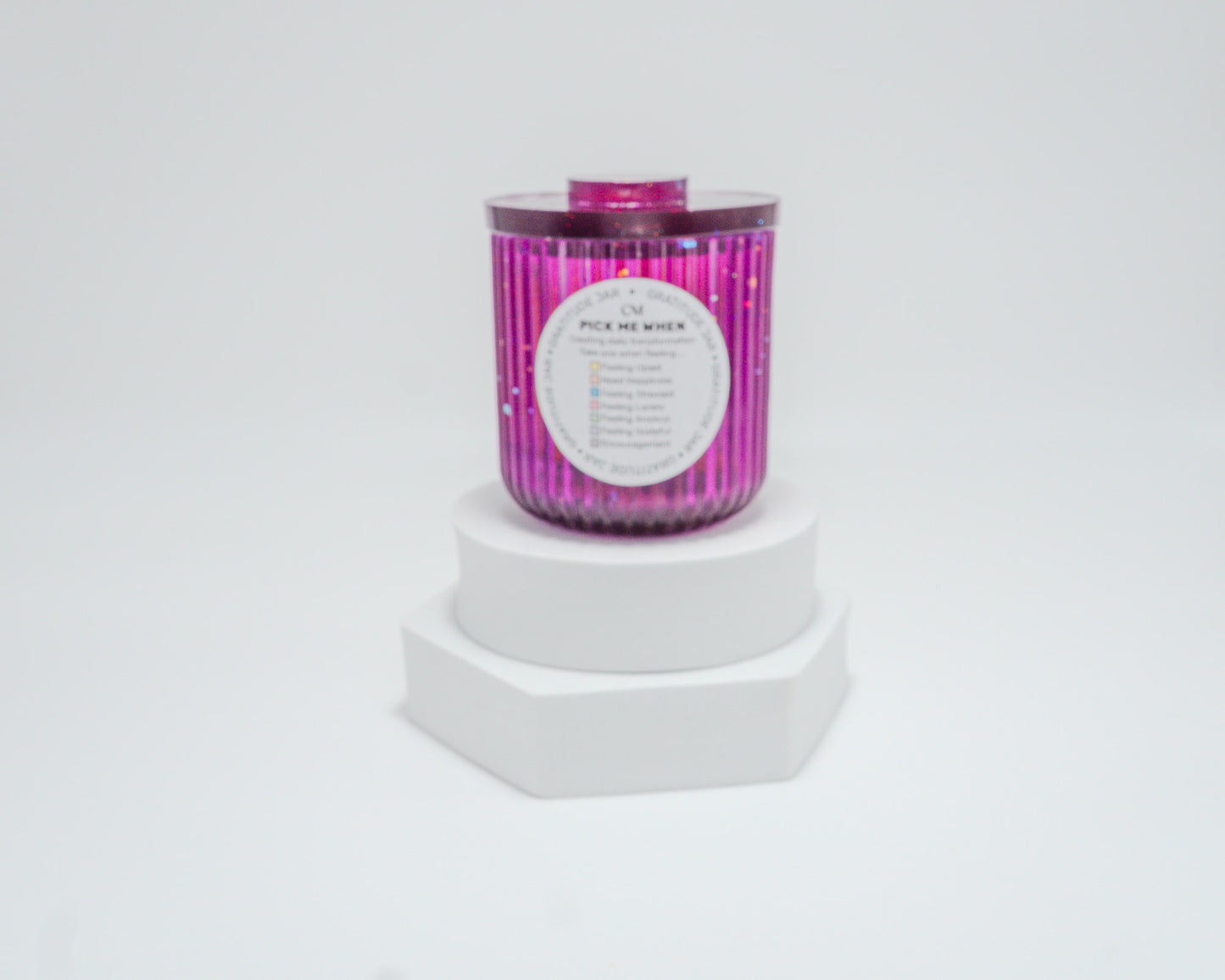 The Gratitude Jar – 70 Daily Prompts in a Handmade Gift Jar - Transform your mindset and uplift your mood