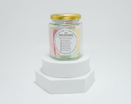 Gratitude Jar 70 Prompts - Transform your mindset and uplift your mood
