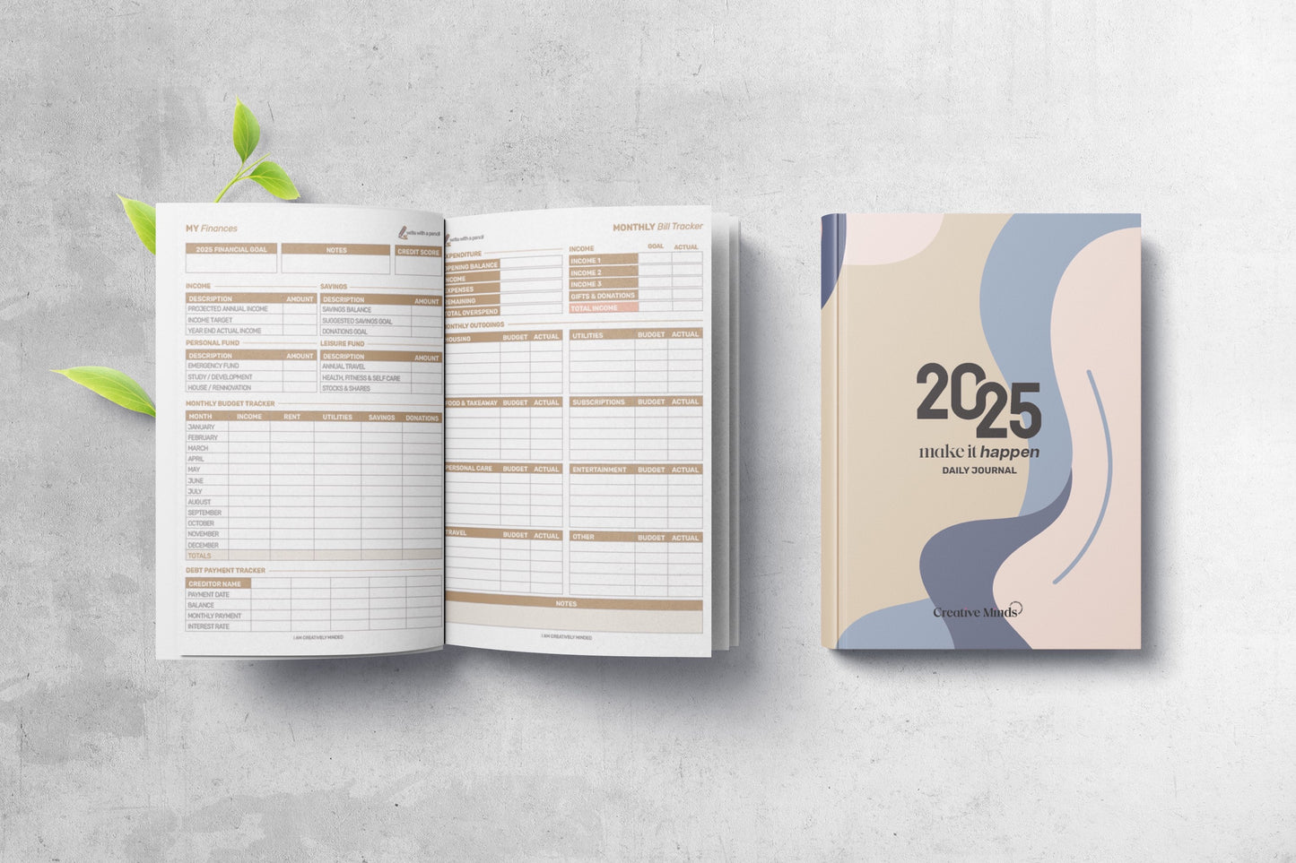 2025 Daily Journal Diary 'Make it happen' image 8