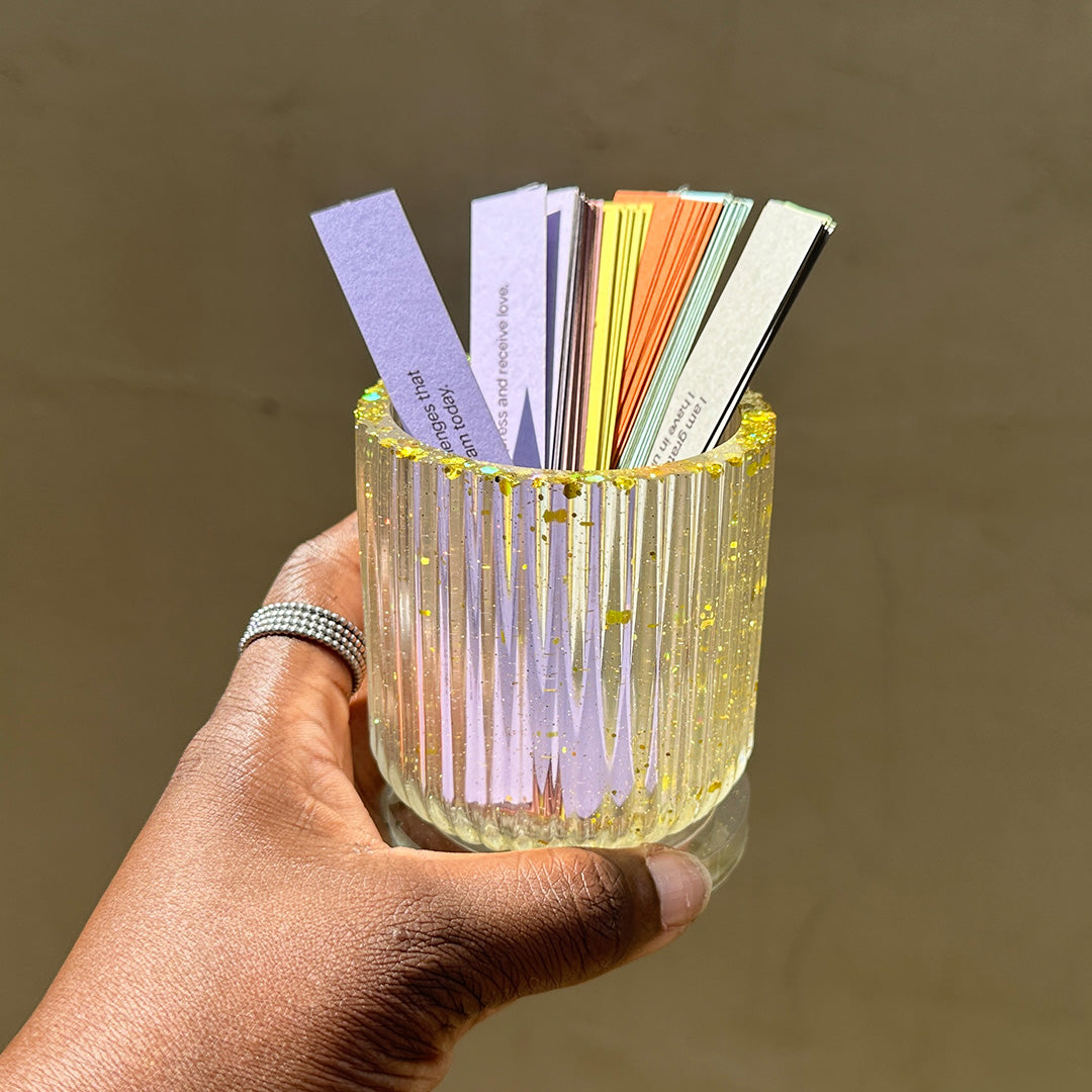 The Gratitude Jar – 70 Daily Prompts in a Handmade Gift Jar - Transform your mindset and uplift your mood