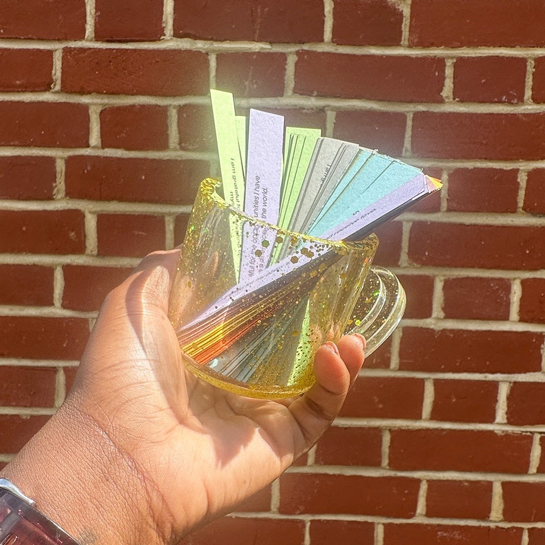 The Gratitude Jar – 70 Daily Prompts in a Handmade Gift Jar - Transform your mindset and uplift your mood