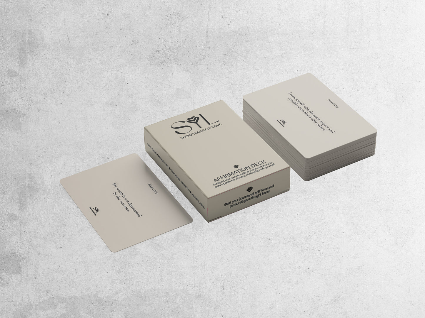 'Show Yourself Love' Affirmation Cards