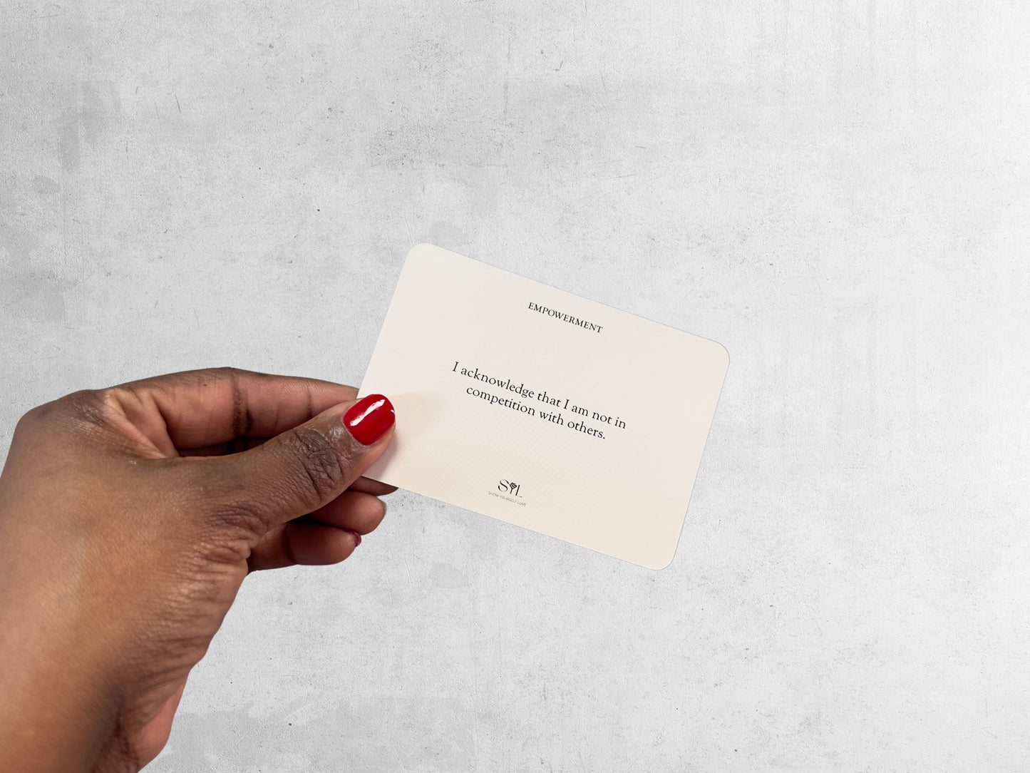 'Show Yourself Love' Affirmation Cards