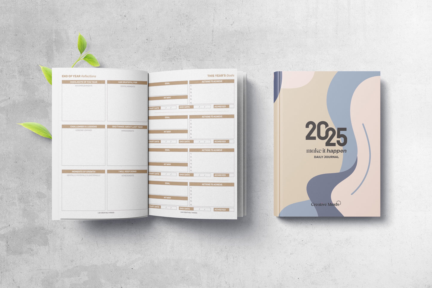 2025 Daily Journal Diary 'Make it happen' image 9