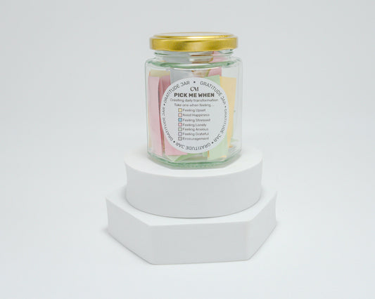 Gratitude Jar 70 Prompts - Transform your mindset and uplift your mood