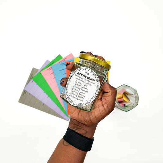 Gratitude Jar 70 Prompts - Transform your mindset and uplift your mood